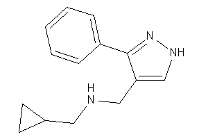 Cyclopropylmethyl-[(3-phenyl-1H-pyrazol-4-yl)methyl]amine