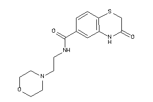 3-keto-N-(2-morpholinoethyl)-4H-1,4-benzothiazine-6-carboxamide