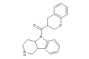 1,2,3,4,4a,9b-hexahydropyrido[4,3-b]indol-5-yl(chroman-3-yl)methanone