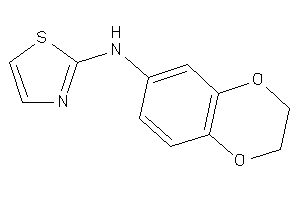 2,3-dihydro-1,4-benzodioxin-7-yl(thiazol-2-yl)amine