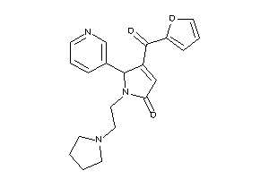 4-(2-furoyl)-5-(3-pyridyl)-1-(2-pyrrolidinoethyl)-3-pyrrolin-2-one