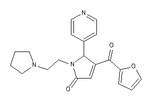 4-(2-furoyl)-5-(4-pyridyl)-1-(2-pyrrolidinoethyl)-3-pyrrolin-2-one