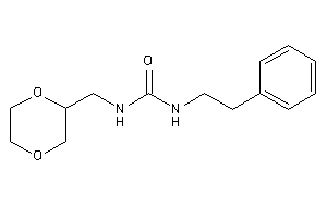 Image of 1-(1,4-dioxan-2-ylmethyl)-3-phenethyl-urea