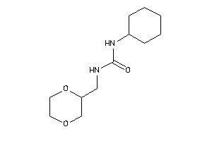 1-cyclohexyl-3-(1,4-dioxan-2-ylmethyl)urea