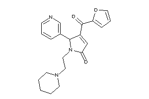 4-(2-furoyl)-1-(2-piperidinoethyl)-5-(3-pyridyl)-3-pyrrolin-2-one