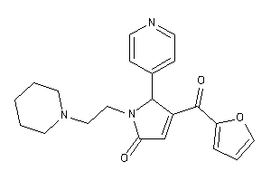 4-(2-furoyl)-1-(2-piperidinoethyl)-5-(4-pyridyl)-3-pyrrolin-2-one