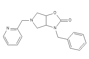 3-benzyl-5-(2-pyridylmethyl)-3a,4,6,6a-tetrahydropyrrolo[3,4-d]oxazol-2-one