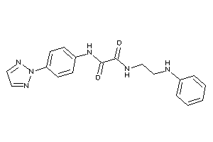 N-(2-anilinoethyl)-N'-[4-(triazol-2-yl)phenyl]oxamide