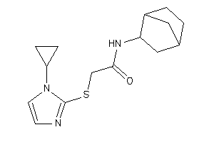 2-[(1-cyclopropylimidazol-2-yl)thio]-N-(2-norbornyl)acetamide