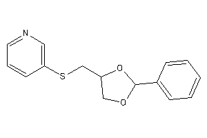 3-[(2-phenyl-1,3-dioxolan-4-yl)methylthio]pyridine