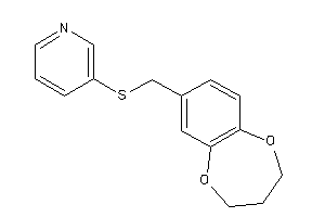 3-(3,4-dihydro-2H-1,5-benzodioxepin-7-ylmethylthio)pyridine