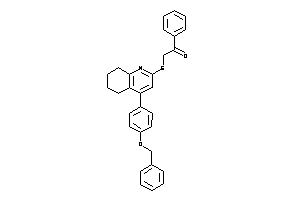 Image of 2-[[4-(4-benzoxyphenyl)-5,6,7,8-tetrahydroquinolin-2-yl]thio]-1-phenyl-ethanone