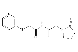 N-[2-(2-ketopyrrolidino)acetyl]-2-(3-pyridylthio)acetamide