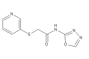 N-(1,3,4-oxadiazol-2-yl)-2-(3-pyridylthio)acetamide