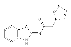 N-(3H-1,3-benzothiazol-2-ylidene)-2-imidazol-1-yl-acetamide