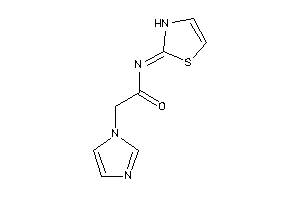 2-imidazol-1-yl-N-(4-thiazolin-2-ylidene)acetamide
