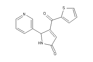 5-(3-pyridyl)-4-(2-thenoyl)-3-pyrrolin-2-one