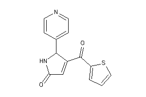 5-(4-pyridyl)-4-(2-thenoyl)-3-pyrrolin-2-one