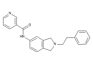 N-(2-phenethylisoindolin-5-yl)nicotinamide