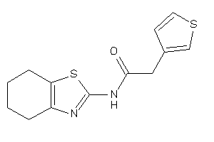 N-(4,5,6,7-tetrahydro-1,3-benzothiazol-2-yl)-2-(3-thienyl)acetamide