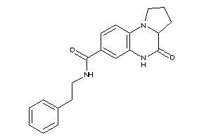 4-keto-N-phenethyl-2,3,3a,5-tetrahydro-1H-pyrrolo[1,2-a]quinoxaline-7-carboxamide