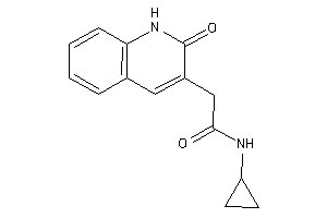 N-cyclopropyl-2-(2-keto-1H-quinolin-3-yl)acetamide
