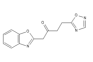 1-(1,3-benzoxazol-2-yl)-4-(1,2,4-oxadiazol-5-yl)butan-2-one