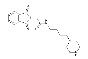 2-phthalimido-N-(4-piperazinobutyl)acetamide