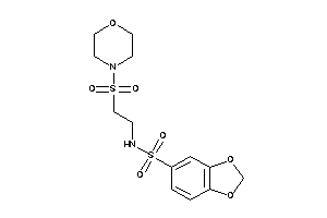 N-(2-morpholinosulfonylethyl)-1,3-benzodioxole-5-sulfonamide
