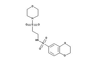 N-(2-morpholinosulfonylethyl)-2,3-dihydro-1,4-benzodioxine-6-sulfonamide