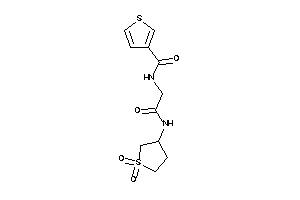 N-[2-[(1,1-diketothiolan-3-yl)amino]-2-keto-ethyl]thiophene-3-carboxamide