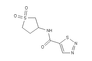 Image of N-(1,1-diketothiolan-3-yl)thiadiazole-5-carboxamide