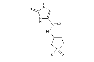 Image of N-(1,1-diketothiolan-3-yl)-5-keto-1,4-dihydro-1,2,4-triazole-3-carboxamide