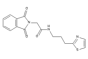 2-phthalimido-N-(3-thiazol-2-ylpropyl)acetamide