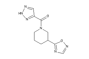 [3-(1,2,4-oxadiazol-5-yl)piperidino]-(2H-triazol-4-yl)methanone