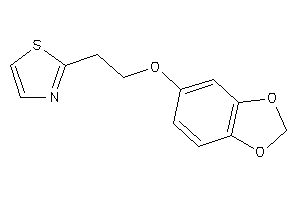 2-[2-(1,3-benzodioxol-5-yloxy)ethyl]thiazole