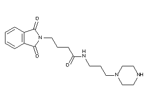 4-phthalimido-N-(3-piperazinopropyl)butyramide