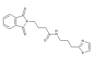 4-phthalimido-N-(3-thiazol-2-ylpropyl)butyramide