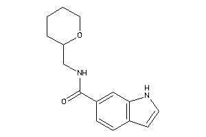 N-(tetrahydropyran-2-ylmethyl)-1H-indole-6-carboxamide