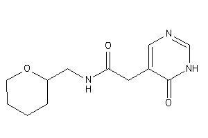 2-(6-keto-1H-pyrimidin-5-yl)-N-(tetrahydropyran-2-ylmethyl)acetamide