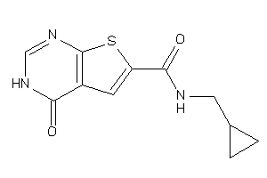 N-(cyclopropylmethyl)-4-keto-3H-thieno[2,3-d]pyrimidine-6-carboxamide
