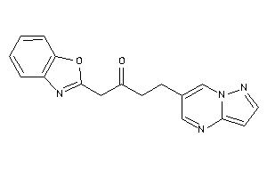 1-(1,3-benzoxazol-2-yl)-4-pyrazolo[1,5-a]pyrimidin-6-yl-butan-2-one