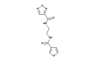 Image of N-[2-(3-furoylamino)ethyl]-1,2,5-thiadiazole-3-carboxamide