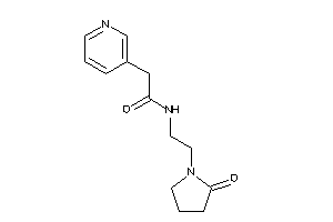 N-[2-(2-ketopyrrolidino)ethyl]-2-(3-pyridyl)acetamide