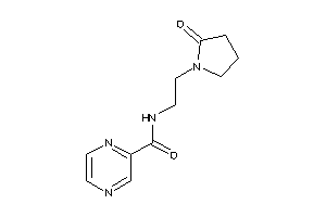 N-[2-(2-ketopyrrolidino)ethyl]pyrazinamide