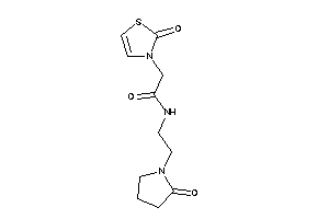 N-[2-(2-ketopyrrolidino)ethyl]-2-(2-keto-4-thiazolin-3-yl)acetamide