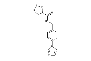 N-[4-(1,2,4-triazol-1-yl)benzyl]-1,2,5-thiadiazole-3-carboxamide