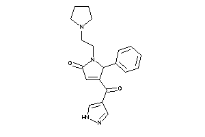 5-phenyl-4-(1H-pyrazole-4-carbonyl)-1-(2-pyrrolidinoethyl)-3-pyrrolin-2-one