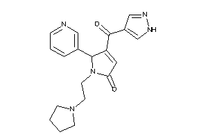 4-(1H-pyrazole-4-carbonyl)-5-(3-pyridyl)-1-(2-pyrrolidinoethyl)-3-pyrrolin-2-one