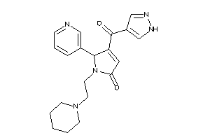 1-(2-piperidinoethyl)-4-(1H-pyrazole-4-carbonyl)-5-(3-pyridyl)-3-pyrrolin-2-one